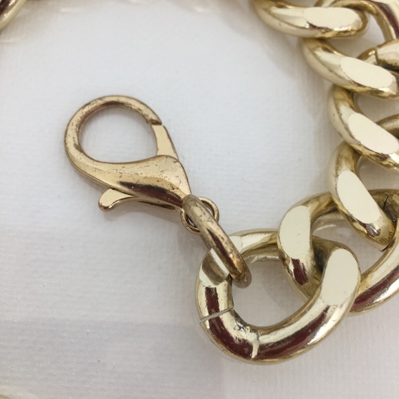 Y2K Chunky Gold Tone Metal Chain Link Belt Mob Wife Women’s Size S/M main image 8